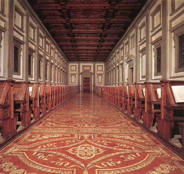Michelangelo Buonarroti Laurentian Library France oil painting art